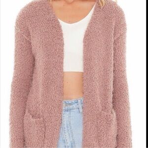 Double Zero Plush Blush Cardigan